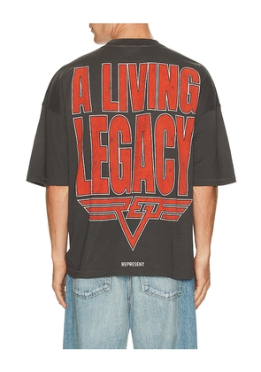 REPRESENT Living Legacy Tee in Grey. Size L. Also in M, XL/1X.