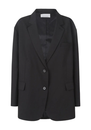 The Frankie Shop Bea button fastening blazer - Black