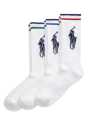 Polo Ralph Lauren Big Pony socks (pack of three) - White