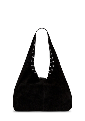 Rebecca Minkoff Industry Slouchy Hobo Bag in Black.