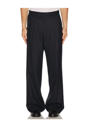 Sunflower Wide Pleated Trouser in Blue. Size 48. Also in 50.