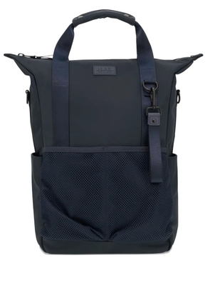 Boggi Milano logo-patch backpack - Blue