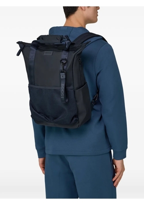 Boggi Milano logo-patch backpack - Blue