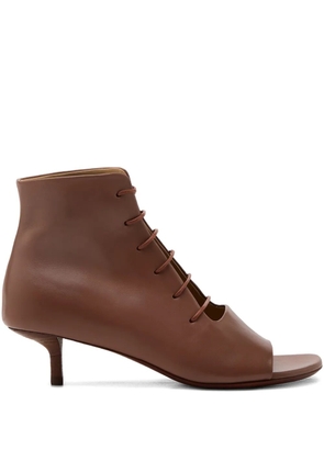 Marsèll Sottiletta open-toe lace-up boots - Brown