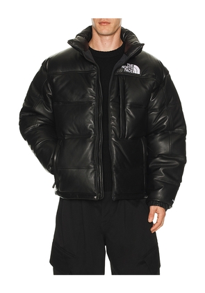 The North Face Leather Summit Jacket in Black. Size L. Also in M, XL/1X.