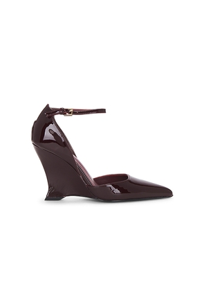 RAYE Rivington Wedge in Burgundy. Size 10. Also in 5.5, 6, 6.5, 7, 7.5, 8, 8.5, 9, 9.5.