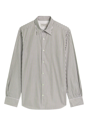 Officine Generale striped shirt - Green