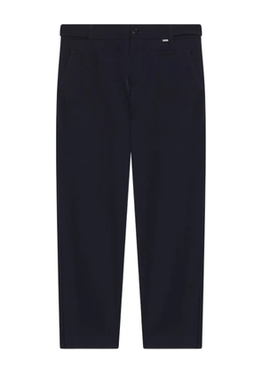 GCDS logo-tag pants - Blue