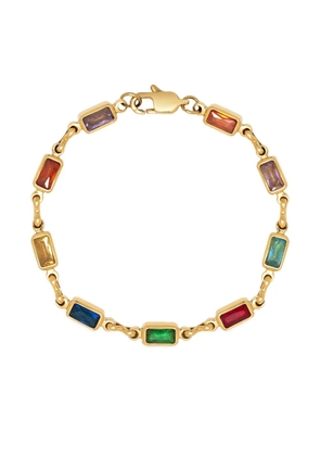 Nialaya Jewelry rectangle tennis bracelet - Gold