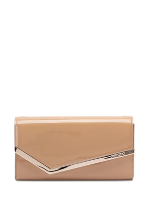 Jimmy Choo Emmie clutch bag - Neutrals