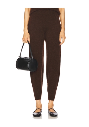 W. Cashmere Georgie Sweatpant in Brown. Size L. Also in S.