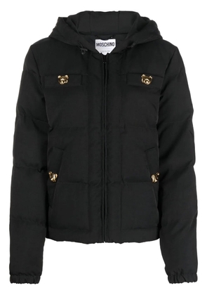 Moschino Teddy button-detail padded jacket - Black
