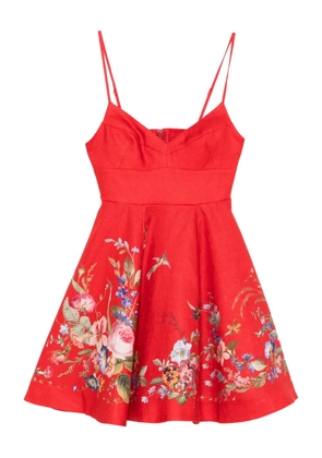 ZIMMERMANN Patience mini dress - Red