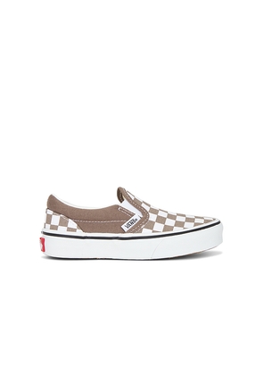 Vans Kids Classic Slip-On in Brown. Size 11.5. Also in 12, 12.5, 13.