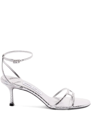 Jimmy Choo ankle-strap heeled sandals - Silver