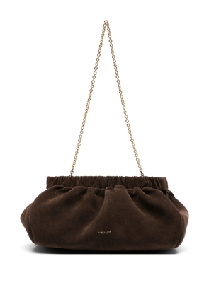 DeMellier Miami suede clutch bag - Brown