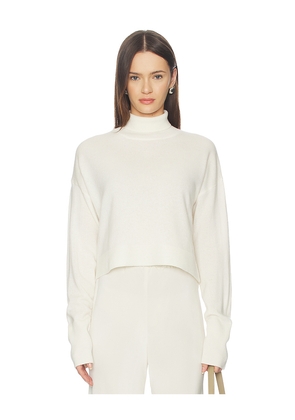 SABLYN Sable Turtleneck Sweater in Ivory. Size L. Also in M, S, XS.