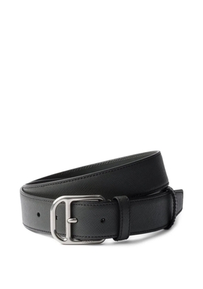 Prada Saffiano leather belt - Grey