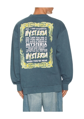 Philcos Def Leppard Through The Night Sweatshirt in Blue. Size L. Also in M, S, XL/1X.