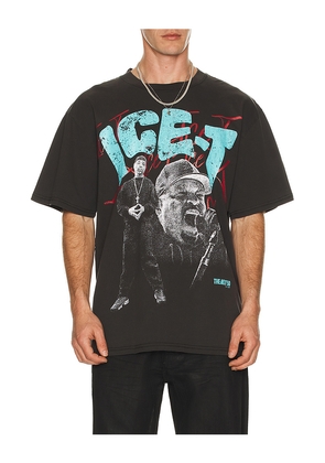 Philcos Ice-T Collage Tee in Black. Size L. Also in M, S, XL/1X.