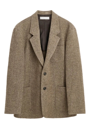 OUR LEGACY Embrace button-fastening blazer - Brown