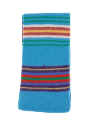 Howlin' striped-pattern scarf - Blue