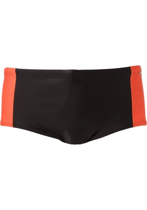Amir Slama panelled swimming trunks - Black