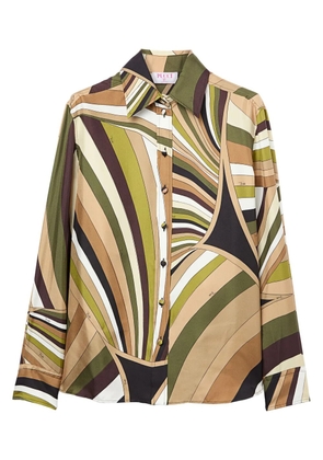 PUCCI Marmo-print shirt - Green