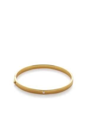 Monica Vinader diamond bangle bracelet - Gold