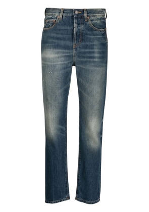 Saint Laurent mid-rise straight-leg jeans - Blue
