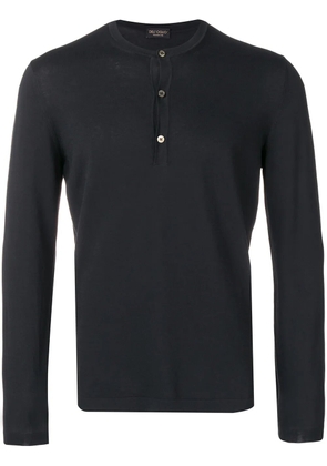 Dell'oglio button up knitted jumper - Black