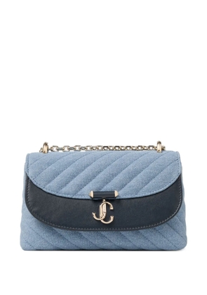 Jimmy Choo quilted chain crossbody bag - Blue