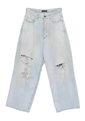 Balenciaga ripped-detailing jeans - Blue