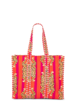 Verve Culture Feline Tote in Orange.