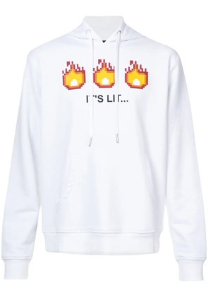 Mostly Heard Rarely Seen 8-Bit It's Lit hoodie - White