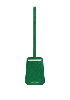 MAISON de SABRÉ leather luggage tag - Green