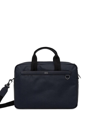BOSS top-handle laptop bag - Blue