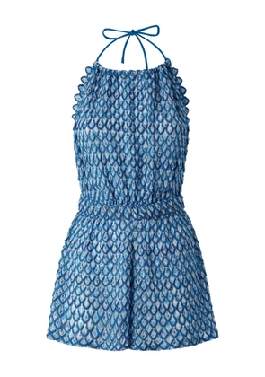 Missoni halterneck playsuit - Blue