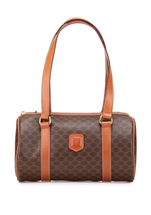 Celine Pre-Owned 1995 Macadam Coated Canvas shoulder bag - Brown