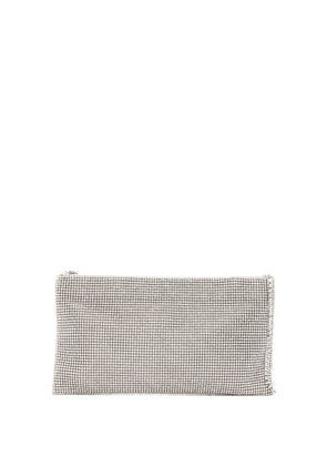 Benedetta Bruzziches la petite Your Best Friend rhinestone chain-strap clutch bag - Silver