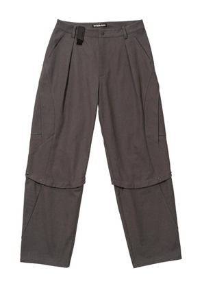 Hyein Seo pleated panelled trousers - Grey
