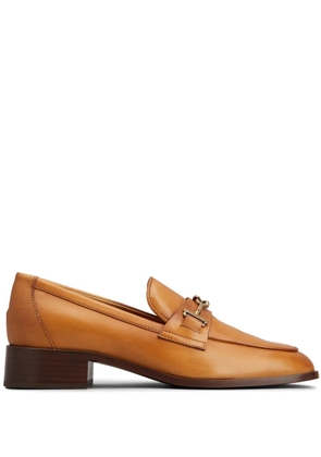 Tod's 35mm leather loafers - Brown