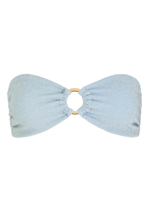 AWAY THAT DAY Acapulco bandeau bikini top - Blue