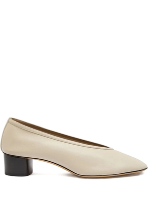 Le Monde Beryl Luna block-heel pumps - Neutrals