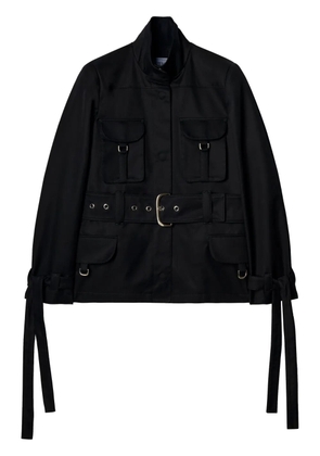 Off-White belted-waist jacket - Black