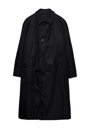 Prada shirt-style raglan sleeve coat - Black