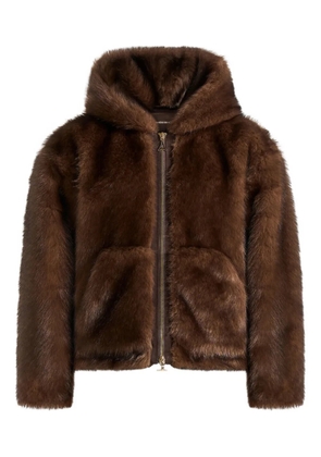 Manière De Voir Ryan faux-fur jacket - Brown
