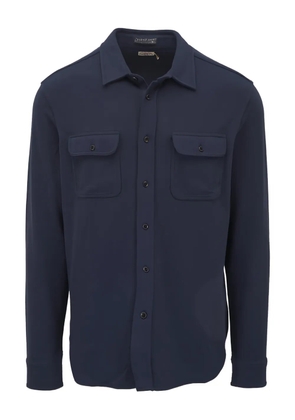 FAHERTY buttoned pocket shirt - Blue