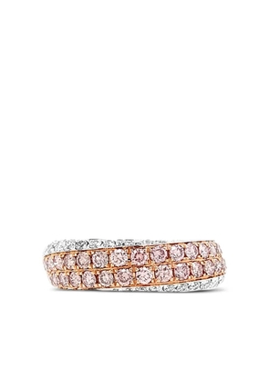 HYT Jewelry 18kt white gold diamond ring - Pink