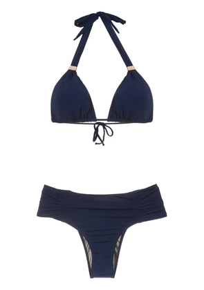 Brigitte embellished bikini set - Blue